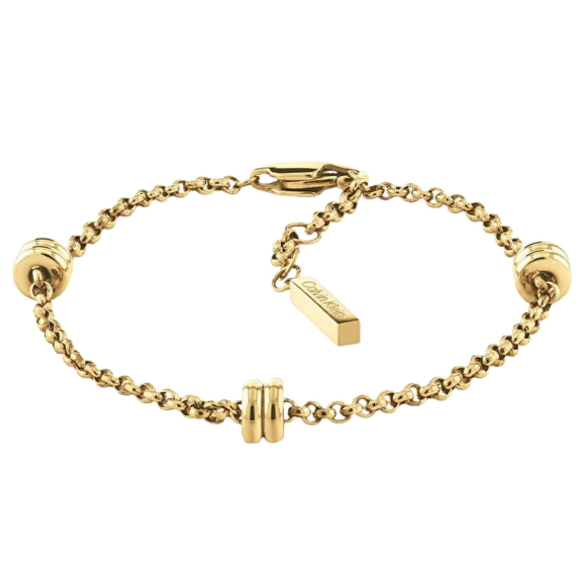 Γυναικείο βραχιόλι Calvin Klein Duality 35000957 χρυσό από ανοξείδωτο ατσάλι