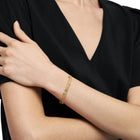 Γυναικείο Βραχιόλι Emporio Armani Trend EGS3226710 με Πράσινες Πέτρες