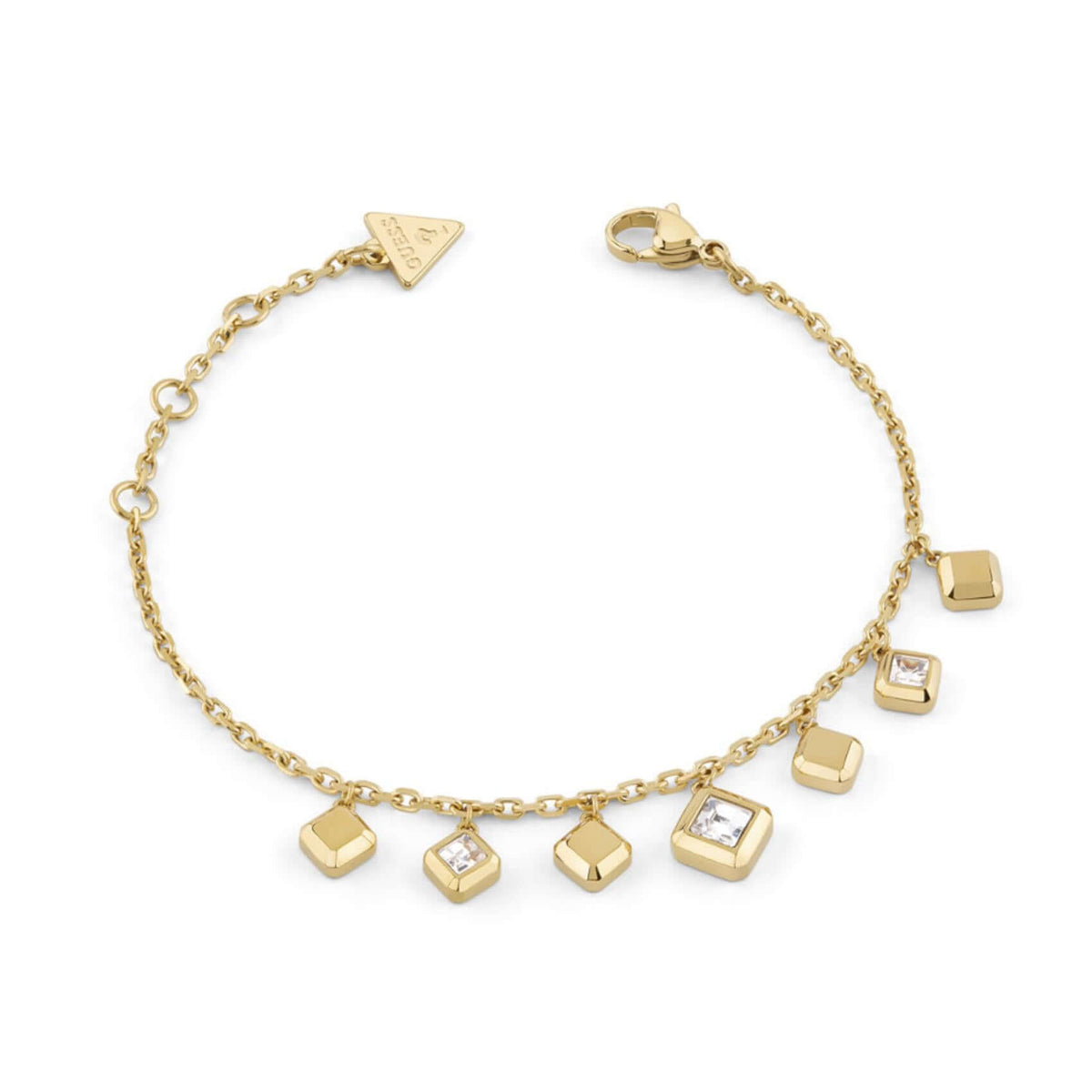 Γυναικείο Βραχιόλι Guess Ace of Diamonds JUBB06179JWYGL με Κρεμαστά Στοιχεία