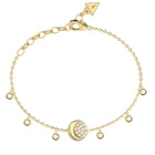 Βραχιόλι Guess Aurora JUBB06239JWYGL Χρυσό με Κρεμαστά Στοιχεία