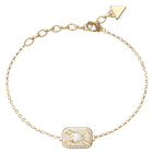 Γυναικείο Βραχιόλι Guess Crystal Love JUBB06352JWYGL Χρυσό με Καρδιά