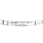 Βραχιόλι Karl Lagerfeld Crystals KLAYC24 Ασημί με Λευκές Πέτρες