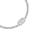 Βραχιόλι Karl Lagerfeld Crystals KLAYC33 Ασημί με Λευκές Πέτρες