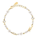 Βραχιόλι Karl Lagerfeld Pearl KLAYR19 Χρυσό με Πέρλες