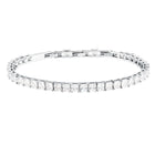 Γυναικείο Βραχιόλι Tennis Karl Lagerfeld Light KLBKE13 Ασημί Με Πέτρες