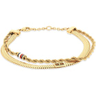 Βραχιόλι Tommy Hilfiger 2780982 Χρυσό με Διπλή Αλυσίδα