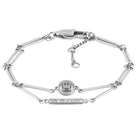 Βραχιόλι Tommy Hilfiger 2780999 Ασημί με Διπλή Αλυσίδα