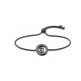 Γυναικείο Ατσάλινο μαύρο βραχιόλι Tommy Hilfiger με ζιργκόν στοιχεία.