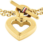 Γυναικείο Βραχιόλι Tommy Hilfiger Toggle Hearts 2780970 Χρυσό Με Καρδιά