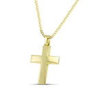 Βαπτιστικός Σταυρός για Κορίτσι MCS074 Χρυσός 14K Κλασικός Λουστρέ