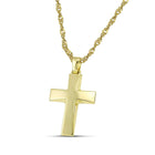 Βαπτιστικός Σταυρός για Κορίτσι MCS074 Χρυσός 14K Κλασικός Λουστρέ