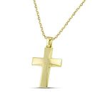 Βαπτιστικός Σταυρός για Κορίτσι MCS074 Χρυσός 14K Κλασικός Λουστρέ