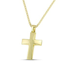 Βαπτιστικός Σταυρός για Κορίτσι MCS074 Χρυσός 14K Κλασικός Λουστρέ
