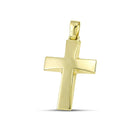Βαπτιστικός Σταυρός για Κορίτσι MCS074 Χρυσός 14K Κλασικός Λουστρέ
