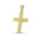 Βαπτιστικός Σταυρός για Κορίτσι MCS076 Χρυσός 14K Λουστρέ με Γεωμετρικό Σχεδιασμό