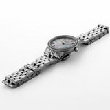 Γυναικείο ρολόι Roamer Scala 976830-41-20-50 swiss made με ασημί μπρασελέ και άσπρο φίλντισι καντράν. 