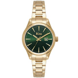Ρολόι JCOU Aphordite JU19051-6 Με Χρυσό Μπρασελέ & Πράσινο Καντράν