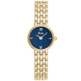 Ρολόι JCOU Lamelle JU19067-4 Με Χρυσό Μπρασελέ & Μπλε Καντράν