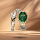 Ρολόι Just Cavalli Signature Snake Velina JC1L353M0065 Με Δίχρωμο Μπρασελέ