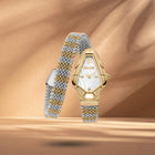 Ρολόι Just Cavalli Signature Snake Fiamma JC1L426M0055 Με Δίχρωμο Μπρασελέ & Ασημί Καντράν