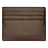 Καφέ δερμάτινη ανδρική καρτοθήκη Hugo Boss HLC403Y Classic Smooth 
