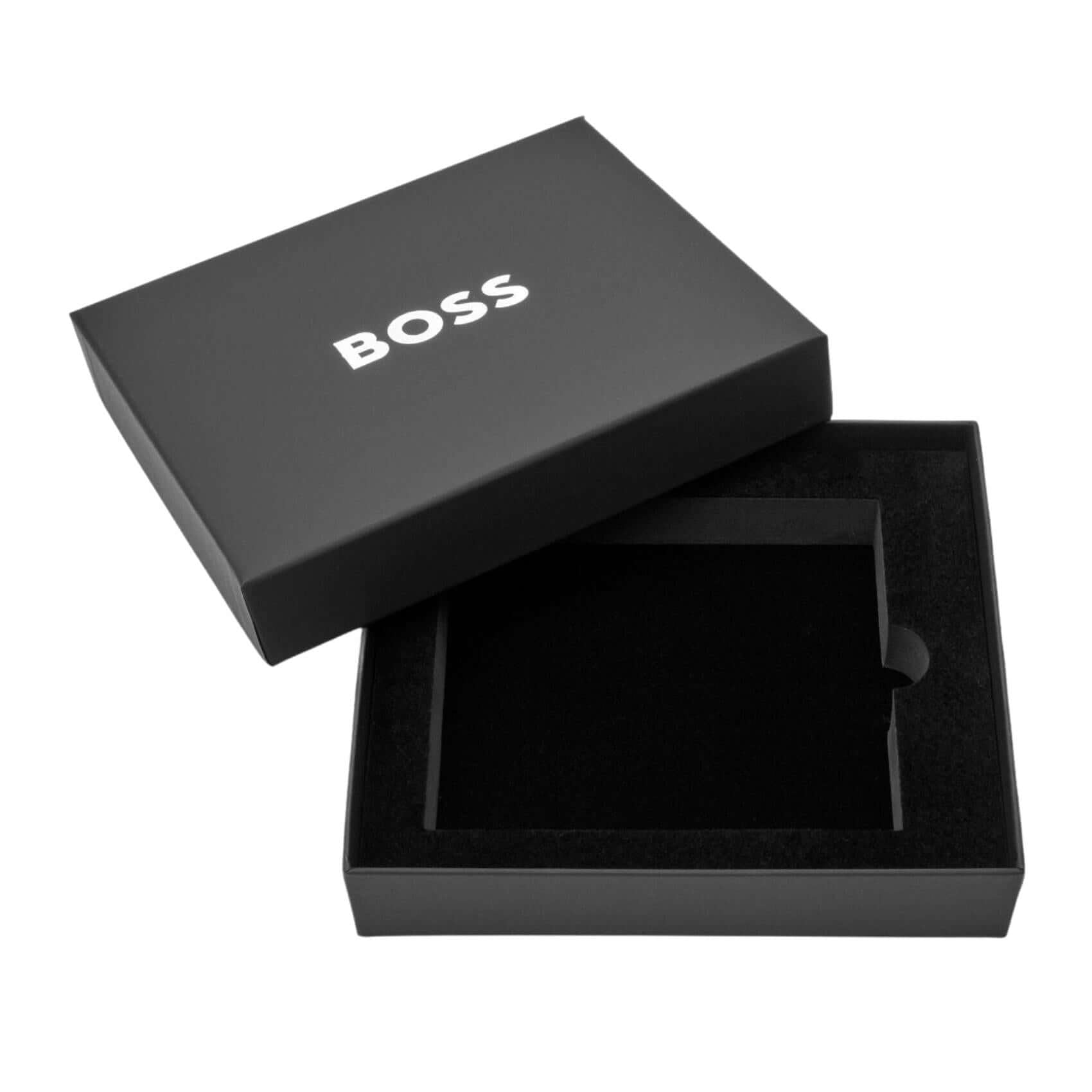 Καρτοθήκη Hugo Boss Classic Grained HLC416A με τη συσκευασία της.