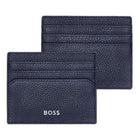 Καρτοθήκη Hugo Boss Classic Grained HLC416N σε Μπλε Χρώμα