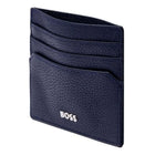 Καρτοθήκη Hugo Boss Classic Grained HLC416N σε Μπλε Χρώμα