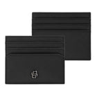 Καρτοθήκη Hugo Boss Double B Saffiano HLC526A σε Μαύρο Χρώμα