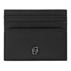 Καρτοθήκη Hugo Boss Double B Saffiano HLC526A σε Μαύρο Χρώμα