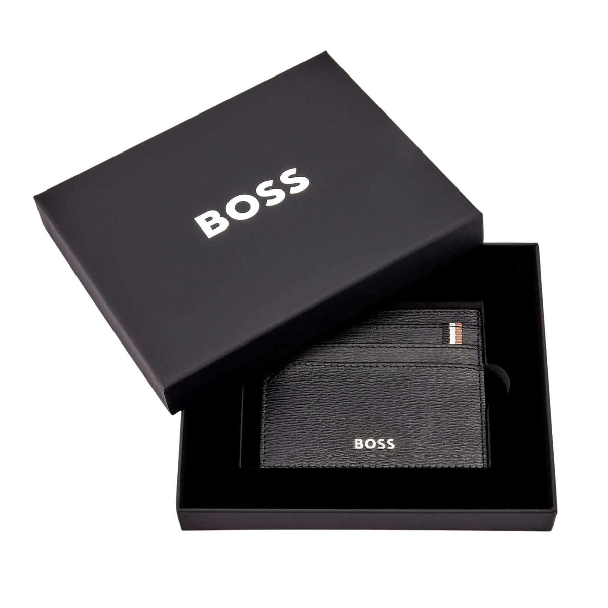 Καρτοθήκη Hugo Boss Iconic HLC421A με τη συσκευασία της.