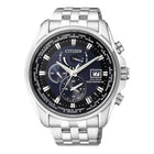 Καταδυτικό Ρολόι Citizen AT9030-55L Με Ασημί Μπρασελέ & Μπλε Καντράν