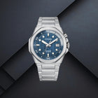 Καταδυτικό Ανδρικό Ρολόι Citizen Series 8 NB6060-58L με Ασημί Μπρασελέ & Μπλε Καντράν