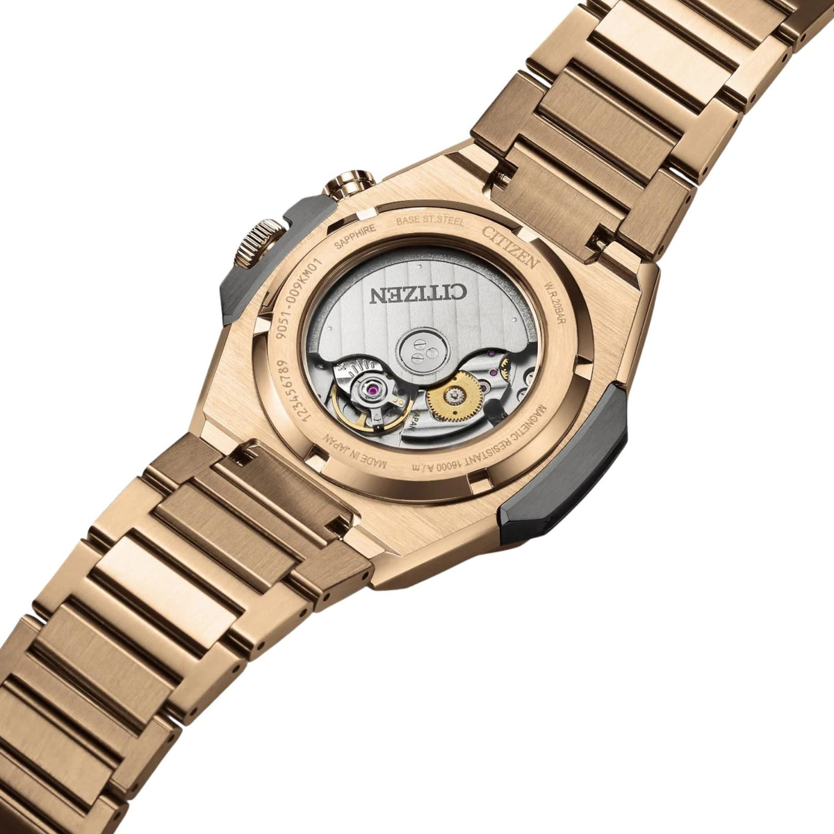 Open back ρολογιού Citizen Series 8 NB6069-53H με ορατό τον αυτόματο μηχανισμό