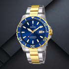 Καταδυτικό Ρολόι Festina Automatic F20532/1 Με Ασημί-Χρυσό Μπρασελέ & Μπλε Καντράν