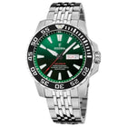 Καταδυτικό Ρολόι Festina F20661/2 Με Ασημί Μπρασελέ & Πράσινο Καντράν