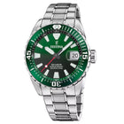 Καταδυτικό Ρολόι The Originals Festina F20669/2 Με Ασημί Μπρασελέ & Πράσινο Καντράν