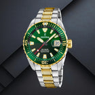 Καταδυτικό Ρολόι The Originals Festina F20706/2 Με Ασημί-Χρυσό Μπρασελέ & Πράσινο Καντράν