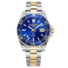 Καταδυτικό Ρολόι Roamer Premier 986983-47-45-20 Με Ασημί-Χρυσό Μπρασελέ & Μπλε Καντράν