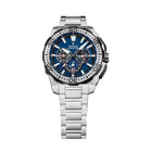 Καταδυτικό Ρολόι Festina Chrono Bike F20724/2 Με Ασημί Μπρασελέ & Μπλε Καντράν