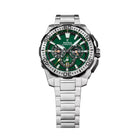 Καταδυτικό Ρολόι Festina Chrono Bike F20724/3 Με Ασημί Μπρασελέ & Πράσινο Καντράν