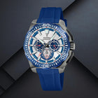 Καταδυτικό Ρολόι Chrono Bike Festina F20755/4 Με Μπλε Λουράκι & Μπλε Καντράν