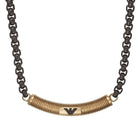 Ανδρικό Κολιέ Emporio Armani EGS2925251 Με Μαύρη Αλυσίδα