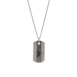 Ανδρικό Κολιέ Ταυτότητα Emporio Armani EGS3149040 Με Ασημί Αλυσίδα
