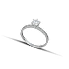 Μονόπετρο Με Διαμάντι & Πλαϊνές Πέτρες 1.29ct-H-VS2-EX Με Πιστοποίηση IGI