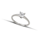 Μονόπετρο Δαχτυλίδι 'V' Με Διαμάντι 1.29ct-H-VS2-EX Με Πιστοποίηση IGI