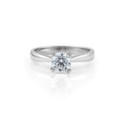Μονόπετρο Δαχτυλίδι 'V' DOS0603.033 Με Διαμάντι 1.29ct-H-VS2-EX Με Πιστοποίηση IGI
