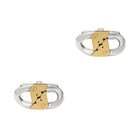 Ανδρικά Μανικετόκουμπα Emporio Armani EGS3184040 Δίχρωμα Ασημί-Χρυσό