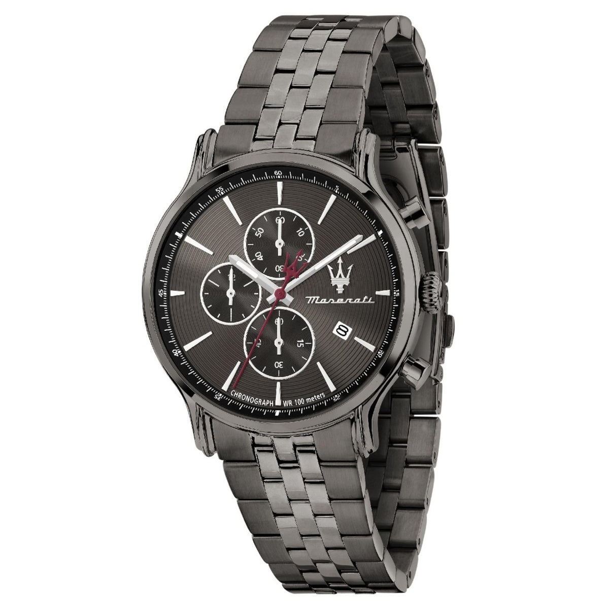 Maserati Epoca Slim R8873618036 ανδρικό ρολόι με γκρι μπρασελέ και γκρι καντράν
