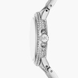 Γυναικείο ρολόι Michael Kors Camille MK4804 με ασημί ατσάλινο μπρασελέ και ασημί καντράν 33mm με ζιργκόν.